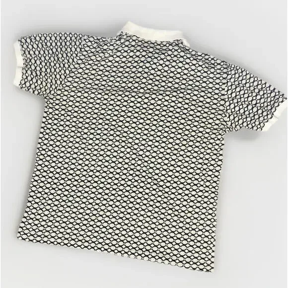 Par Four Retro Geometric Golf Polo Shirt Medium - Picture 5 of 7